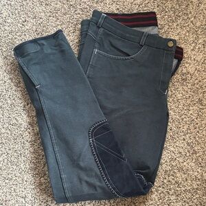 Dover Navy Knee Patch Riding Pants